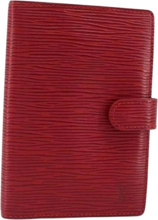 Louis Vuitton Pre-owned Wallets, female, Red, Size: ONE SIZE Pre-owned Day Planner Cover