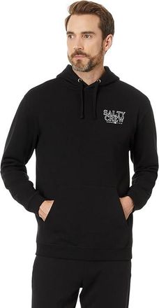 Salty Crew Brother Bruce Hooded Fleece Mens Sweatshirt Black : 3XL, Cotton/Fleece/Polyester