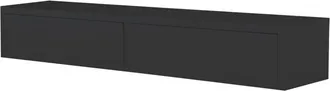 Domino Estante De Pared Domino Con Caj&oacute;n Negro 88.2x13.4x20 Cm Sanitec
