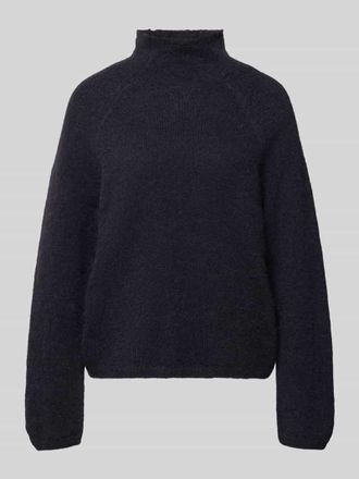 Drykorn Drykorn Strickpullover mit gerippten Abschl&uuml;ssen Modell SARWEN in Black, Gr&ouml;&szlig;e L