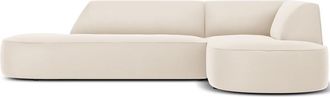 CXL by Christian Lacroix 4-Sitzer Designer Ecksofa Charles mit Ottomane links - Samtbezug