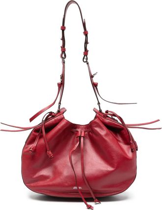 Isabel Marant Borsa a spalla con coulisse - Rosso