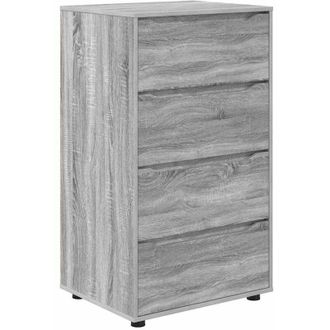 vidaXL Armarios De Almacenamiento 2 Pcs Gris Sonoma 60 X 48 X 105 Cm Vidaxl