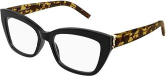 Saint Laurent Cat Eye Frame - Dames - Brillen - Zwart - 53 MM - Accessoires