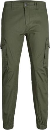 Jack & Jones Slim-fit Broek Olive Night - Heren - Slim Fit Broeken - Groen - W36 L32 - Broeken