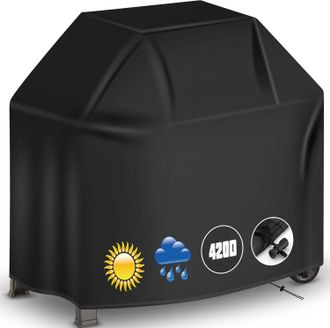 OEM Funda Para Barbacoa De Exterior, Tela Oxford 420d Resistente, Resistente Al Viento, Anti-uv Y Al Agua, Con Bolsa De Almacenamiento Con Cord&oacute;n (105 X 4