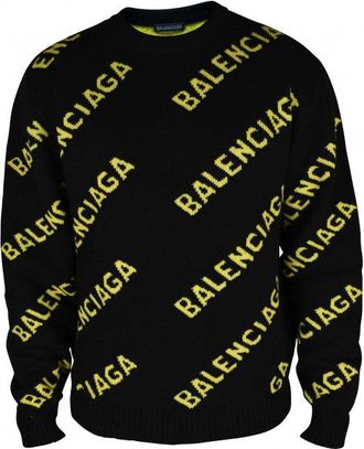 Balenciaga Logo Strickpullover