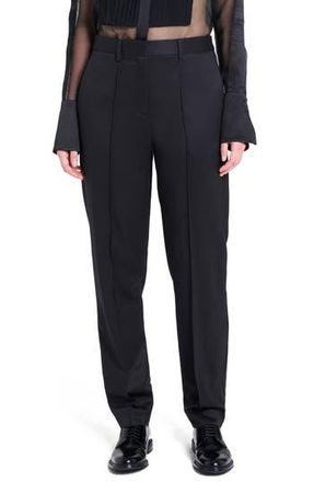 TWP Harrison Stretch Wool Tapered Straight Leg Pants in Black at Nordstrom Rack, Size 2