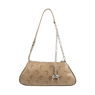Marine Serre Shoulder Bags, female, Beige, Size: ONE SIZE Moon Core Shoulder Bag