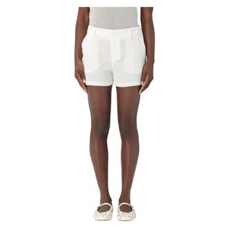 Blumarine Mujer, Pantalones cortos, Blanco, Talla: S