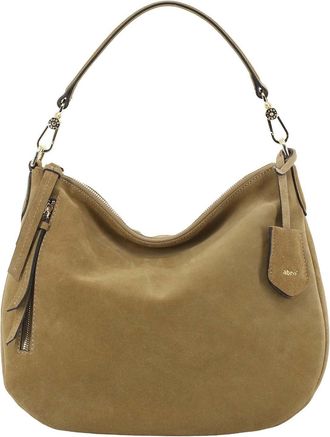 Abro shoulder bag cross body bag Leather Suede Hobo Juna Bag Mud khaki