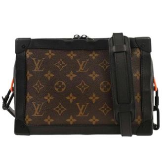 Louis Vuitton Pre-owned Cross Body Bags, male, Brown, Size: ONE SIZE Pre-owned Canvas Cross Body Bag