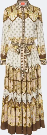 La DoubleJ Bellini printed voile shirt dress