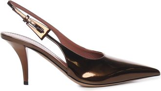 PARIS TEXAS Jessica Patent Leather Slingback Pumps