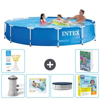 Intex Piscina Con Estructura Redonda - 366x76 Cm - 7-piezas S291