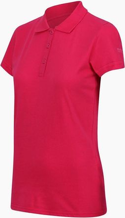 Regatta Womens Sinto Collared Neck Short Sleeve Polo Shirt - Pink - Size: 10