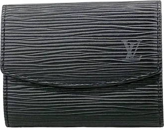 Louis Vuitton Noir Coin Purse/Coin Case (Pre-Owned)