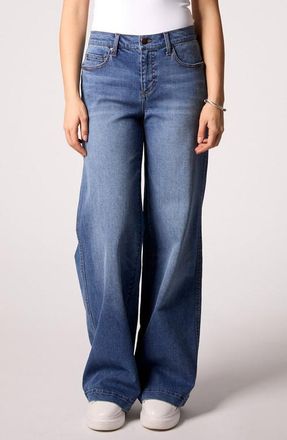 Blue Revival Waverly Mid Rise Wide Leg Jean in Madrid at Nordstrom, Size 28