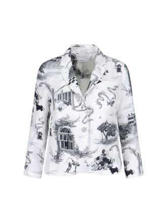 Thom Browne Blazer In Seta Hector