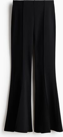 H&M Ausgestellte Hose mit Biesenn&auml;hten - Schwarz