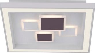 Paul Neuhaus Paul Neuhaus Eliza Lámpara de techo LED semiempotrada integrada blanca 1x 3W LED 3000K, 1x 18,5W LED 3000K