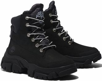 Timberland Schn&uuml;rboots TIMBERLAND Adley Way Sneaker Boot, Damen, Gr. 37, schwarz, Leder, Schuhe Schn&uuml;rboots, Winterschuhe, Sneakerboots, Winterboots