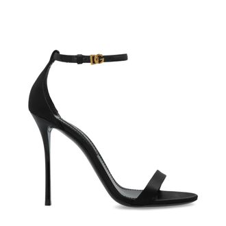 Dolce & Gabbana High Heel Sandals, female, Black, Size: 6 1/2 US Heeled Sandals
