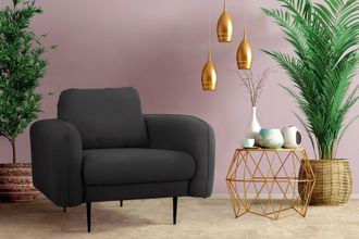 Leonique Sessel »Skidi« mit losem Rückenkissen und Keder oben auf der Armlehne