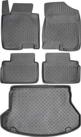 OEM Hyundai I30 Ii Kombi De 2012 A 2017. Juego De Alfombrillas Para Coche Y Maletero