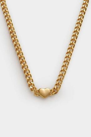 Katie Loxton Allure Waterproof Gold Heart Chain Necklace at Nordstrom