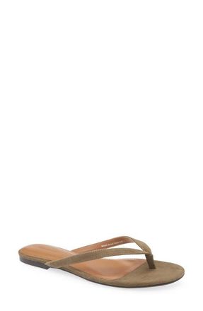 Madewell The Iggy Flip Flop in Safari Khaki at Nordstrom, Size 5.5
