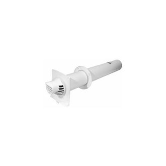 Ubbink Terminale Orizzontale Bianco Ubbink