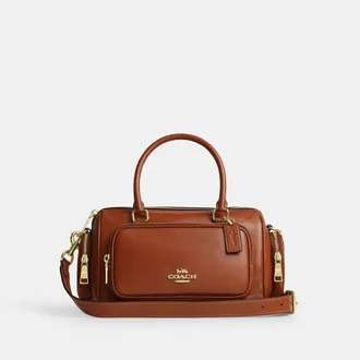 Coach Rowan Satchel Bag With Pockets