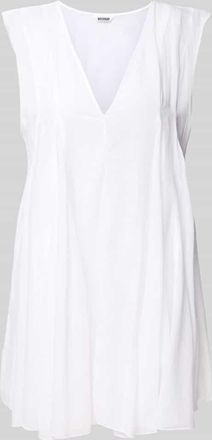 Weekday Minikleid mit V-Ausschnitt Modell Nicki in Sand, Gr&ouml;&szlig;e XS