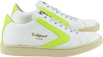 Valsport Schoenen, Dames, Veelkleurig, 39 EU, Klassiek Wit Appelgroen Sneakers