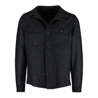 Cavallaro Heren, Overhemden, Blauw, Maat: XL Wol