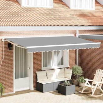 vidaXL Marco De Toldo Blanco 4 X 2 M Acero Galvanizado Y Aluminio Vidaxl