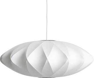 HAY Nelson Saucer Crisscross Bubble Pendelleuchte M, Ø 63.5 x H 24 cm, off white