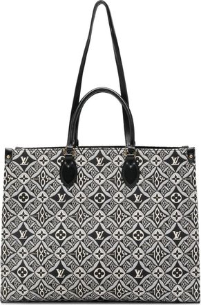 Louis Vuitton Borsa tote OnTheGo GM con monogramma jacquard - Nero