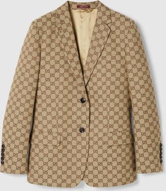 Gucci GG Canvas Jacket, Brown