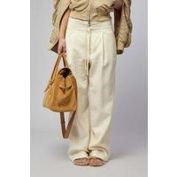 Frenken Waist Washed Linen String Trousers