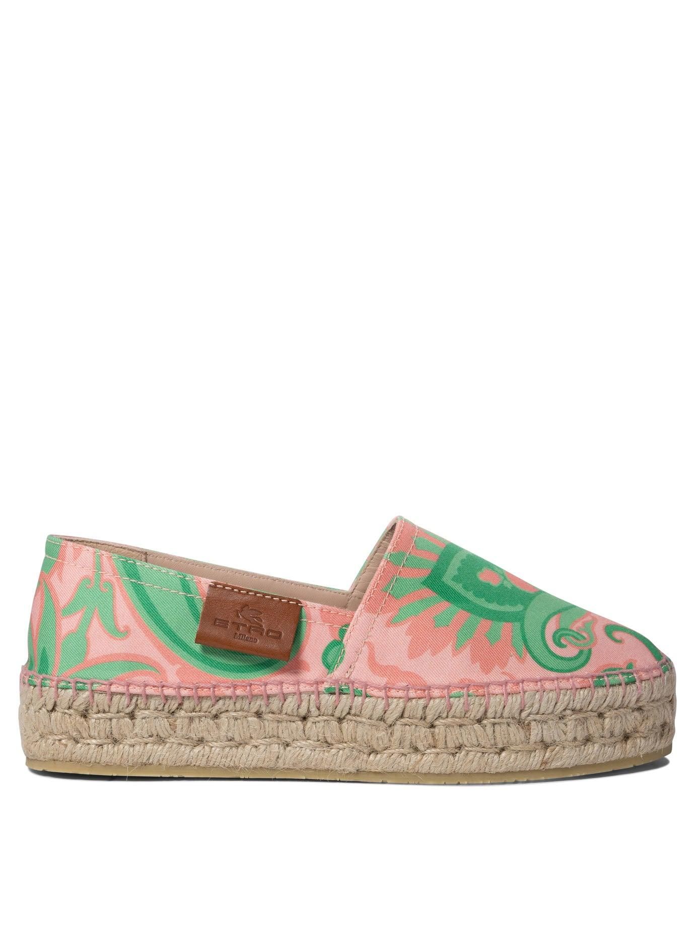 ETRO ペイズリー柄 ベルベット風スリッポン
