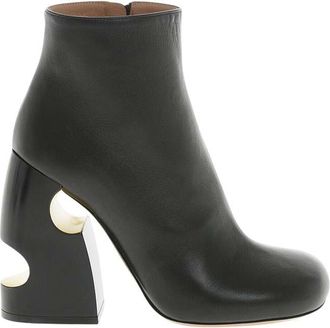 Off-white Black Solid Carryover Boots