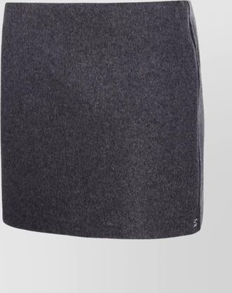 Sportmax mini wool blend skirt for casual wear