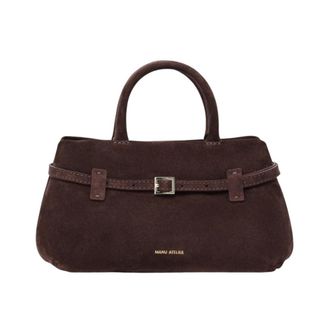 Manu Atelier Le Cambon 25 - Dames - Handtassen - Bruin - ONE Size - Leer - Tassen