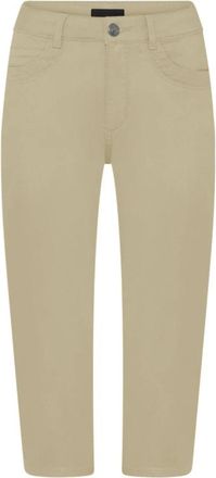 C.Ro Vera Capri Kit - Stijlvol Ontwerp - Dames - Vrijetijds broeken - Beige - 2XL - Broeken