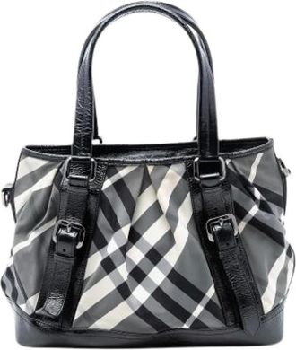 Burberry Pre-owned Handbags, female, Multicolor, Size: ONE SIZE Pre-owned Tote Bag