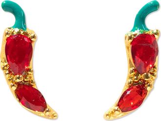 Girls Crew Red Chili Pepper Stud Earrings in Gold at Nordstrom