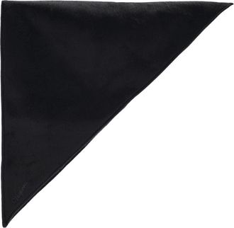 Vaquera Black Triangular Fabric Scarf
