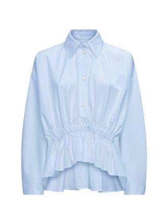 C&acirc;llas Milano TARQUINIA Gathered top in Blue at Nordstrom, Size 8